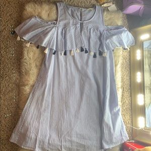 Cold shoulder sun dress